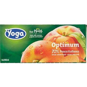   Yoga Pfirsichsaft 3x200ml Brik - Fruit Beverage for Breakfast & Daily Enjoyment