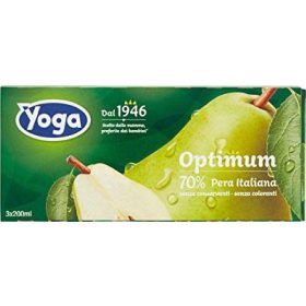   Yoga Birnensaft Brik 3x200ml - Fruit Beverage for Breakfast & Daily Enjoyment