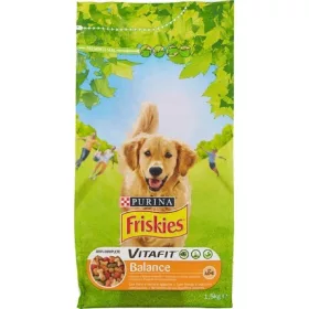   Friskies Balance Trockenfutter für Hunde 1,5 kg – Premium Dog Food Complete Nutrition for Healthy and Active Dogs
