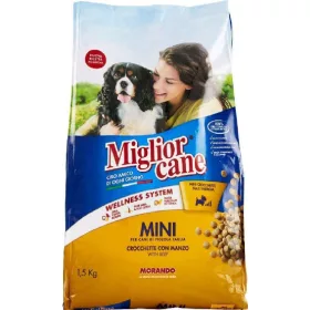  Migliorcane Mini-Rindfleischfutter 1,5 kg – Premium Pet Food Complete Nutrition for Pets