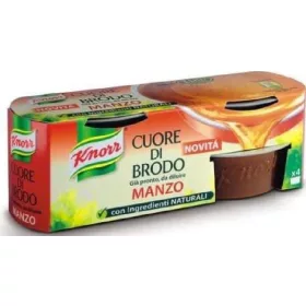   Knorr Herzbrühe Fleisch 4 Stück 112g – Fertigsuppe oder Schnellgericht für schnelle Küche