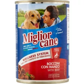   Migliorcane-Rindfleischstücke 405g – Premium Pet Food Complete Nutrition for Pets