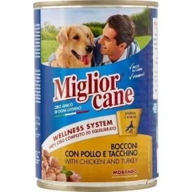   Migliorcane Hähnchen- und Putenstücke 405g – Premium Pet Food Complete Nutrition for Pets