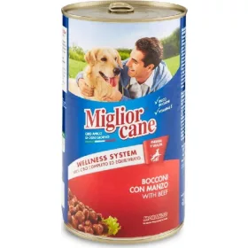   Migliorcane-Rindfleischstücke, 1,25-kg-Dose – Premium Pet Food Complete Nutrition for Pets