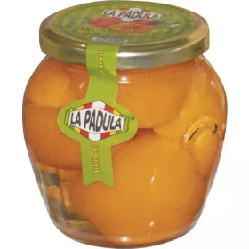   La Padula Pfirsiche in Sirup 560g – Canned Legumes or Vegetables for Salads, Soups and Everyday Cooking