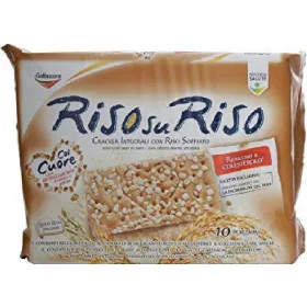   Galbusera Reis-auf-Reis-Vollkorncracker 380g – Süße oder salzige Snacks für unterwegs und Genussmomente