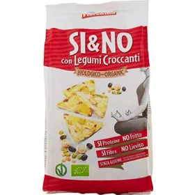   Fiorentini Bio-Hülsenfruchtdreiecke Ja & Nein 80g – Süße oder salzige Snacks für unterwegs und Genussmomente