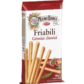   Mulino Bianco Knusprigegrissini, 300-g-Packung – Süße oder salzige Snacks für unterwegs und Genussmomente