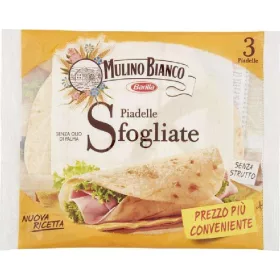   Mulino Bianco 3 Blätterteigstücke 330g Premium Flour Bread or Baking Ingredient – Ideal for Baking