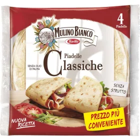   Mulino Bianco 4 klassische Stücke 300g Premium Flour Bread or Baking Ingredient – Ideal for Baking