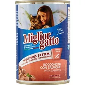   Migliorgatto Lachs-Häppchen 405g – Premium Pet Food Complete Nutrition for Pets