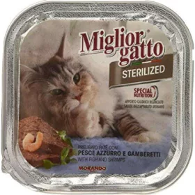   Migliorgatto Sterilisierter Fisch undgarnelen 100g – Premium Pet Food Complete Nutrition for Pets