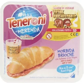  Tenderoni La Merenda Brioche Salami 170g – Süße oder salzige Snacks für unterwegs und Genussmomente