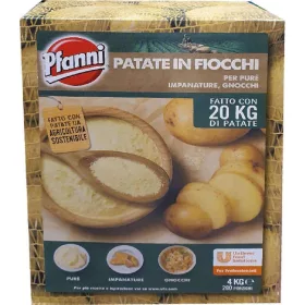  Pfanni Kartoffelpüree-Flocken 4 kg – Süße oder salzige Snacks für unterwegs und Genussmomente