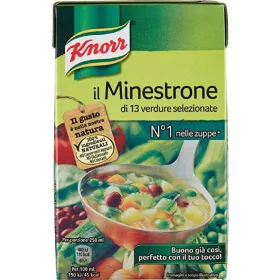   Knorr Traditionelle Minestrone 500g – Fertigsuppe oder Schnellgericht für schnelle Küche