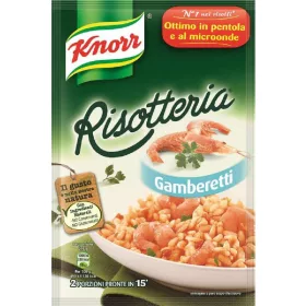   Knorrgarnelenrisotto 175g – Fertigsuppe oder Schnellgericht für schnelle Küche