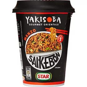   Saikebon Rindfleisch-Yakisoba-Stern 93g – Fertigsuppe oder Schnellgericht für schnelle Küche