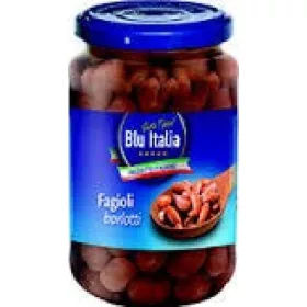   Blue Italy Borlotti-Bohnen 370g – Canned Legumes or Vegetables for Salads, Soups and Everyday Cooking