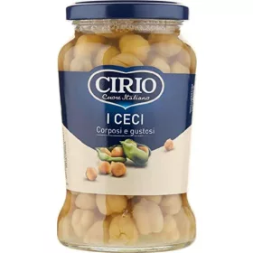   Cirio Kichererbsen 370g – Canned Legumes or Vegetables for Salads, Soups and Everyday Cooking