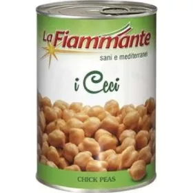   Fiammante Kichererbsen 400 g – Canned Legumes or Vegetables for Salads, Soups and Everyday Cooking