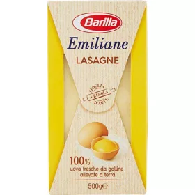  Barilla Eierlasagne 500g – Italienische Pasta oder Reis Zutat für mediterrane Küche
