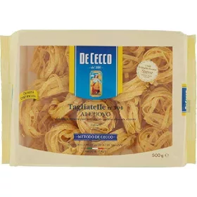   De Cecco N304 Tagliatelle Eiernudeln 500g – Italienische Pasta oder Reis Zutat für mediterrane Küche