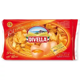   Divella Eier-Pappardelle 500g – Italienische Pasta oder Reis Zutat für mediterrane Küche