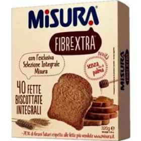   Vollkorn-Zwieback extra Ballaststoffe x 40 Scheiben 320g – Süße oder salzige Snacks für unterwegs und Genussmomente