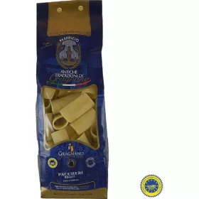   Antiche Tradizionigagnano Paccheri Rigati 500g – Italienische Pasta oder Reis Zutat für mediterrane Küche