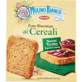   Mulino Bianco Müslischeiben 40 Scheiben 315g – Süße oder salzige Snacks für unterwegs und Genussmomente