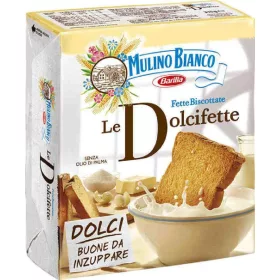   Mulino Bianco Dolcifette Scheiben 40 Scheiben 315g – Süße oder salzige Snacks für unterwegs und Genussmomente