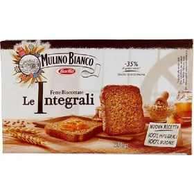   Mulino Bianco Vollkornscheiben 80 Scheiben 630g – Süße oder salzige Snacks für unterwegs und Genussmomente