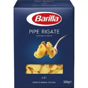   Barilla N91 Pfeife Rigate 500g – Italienische Pasta oder Reis Zutat für mediterrane Küche