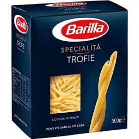   Barilla Blu Ligurische Trofie-Spezialität im Karton, 500g – Italienische Pasta oder Reis Zutat für mediterrane Küche