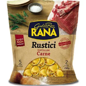   Frog Rustici Tortellini mit Fleisch 250g – Italienische Pasta oder Reis Zutat für mediterrane Küche