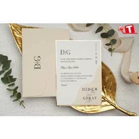 Ekonomik Düğün Davetiyesi 9249 (stk)
