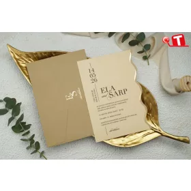 Ekonomik Düğün Davetiyesi 9252 (stk)