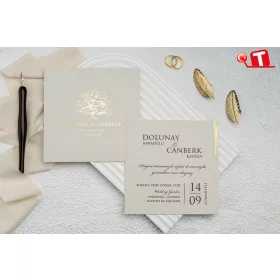 Ekonomik Düğün Davetiyesi 9256 (stk)