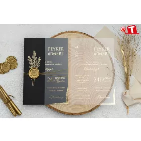 Ekonomik Düğün Davetiyesi 9278 (stk)