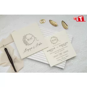 Ekonomik Düğün Davetiyesi 9286 (stk)