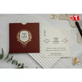 Ekonomik Düğün Davetiyesi 9288 (stk)