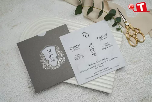 Ekonomik Düğün Davetiyesi 9291 (stk)