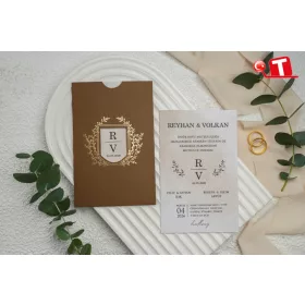 Ekonomik Düğün Davetiyesi 9296 (stk)