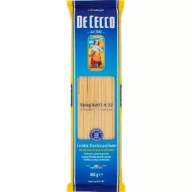   De Cecco Nr. 12 Spaghetti 500g – Italienische Pasta oder Reis Zutat für mediterrane Küche