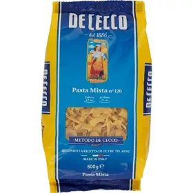   De Cecco Nr. 120gemischte Nudeln 500g – Italienische Pasta oder Reis Zutat für mediterrane Küche