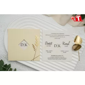 Ekonomik Düğün Davetiyesi 9313 (stk)