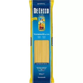   De Cecco Nr. 170 Fadennudeln 500g – Italienische Pasta oder Reis Zutat für mediterrane Küche