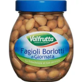   Valfrutta Borlotti-Bohnen 360g – Canned Legumes or Vegetables for Salads, Soups and Everyday Cooking