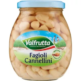   Valfrutta Cannellini-Bohnen 360g – Canned Legumes or Vegetables for Salads, Soups and Everyday Cooking