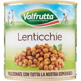   Valfrutta Linsen 400g – Canned Legumes or Vegetables for Salads, Soups and Everyday Cooking